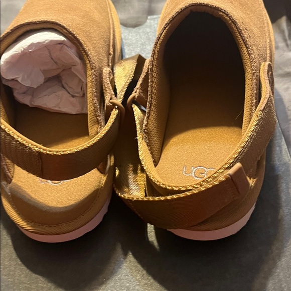 UGG Tan Suede Slip-On Footwear - Picture 3 of 5